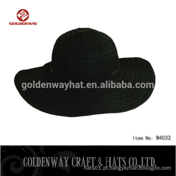 2015 fornecedor de fábrica preto elegante senhorita igreja chapéu para atacado